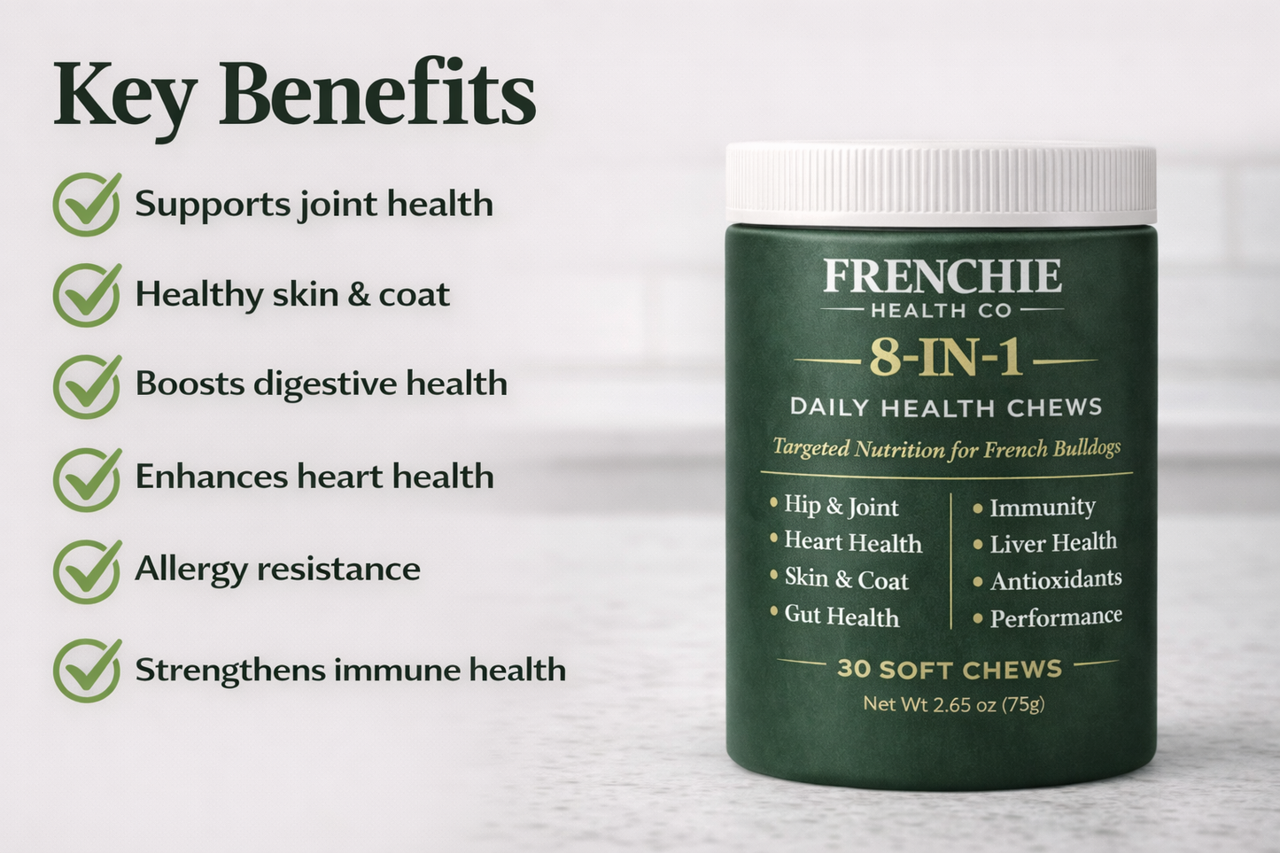 Frenchie Vitality Chews