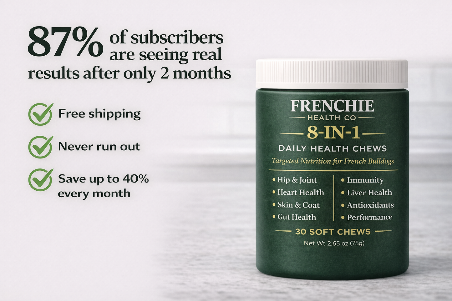 Frenchie Vitality Chews