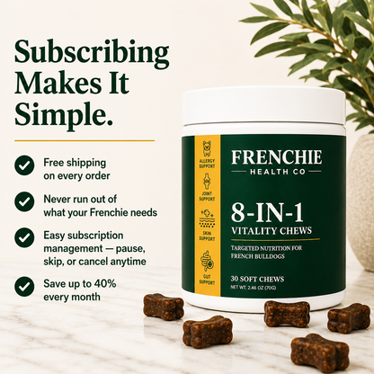 French Bulldog Vitality Chews